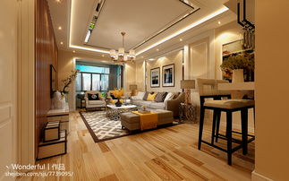 滬上雅居 美式兩居室裝修效果圖大全與設計靈感